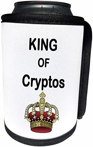 Триизмерно Мастни букви С Надпис King Of Cryptos С Въображение. - Опаковки за бутилки-охладители (cc_354203_1)