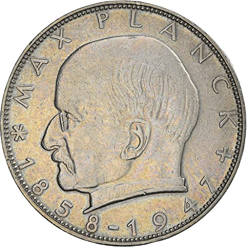 1957-1971 Монета в 2 германската марка с изображение на пионер на физика Макс Планк. 2 Немска марка, Оценени от Продавача За условията на лечение