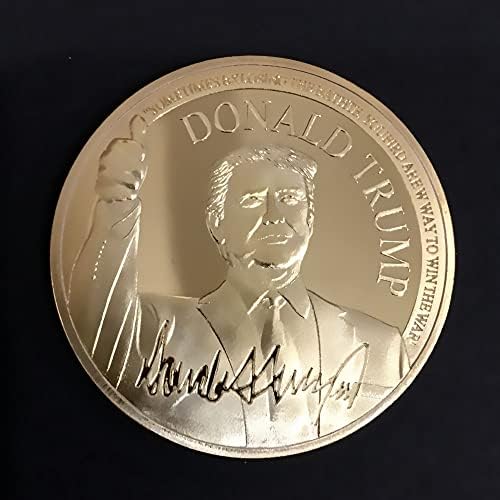 45-ия Президент на САЩ Тръмп Възпоменателна Монета Златен Цвят Challenge Монети Златни Монети с Колекционерска стойност