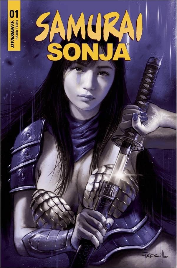 Samurai Sonja 1G VF / NM ; Комикс Динамит | spin-off на Червена сони във вариант 1:10