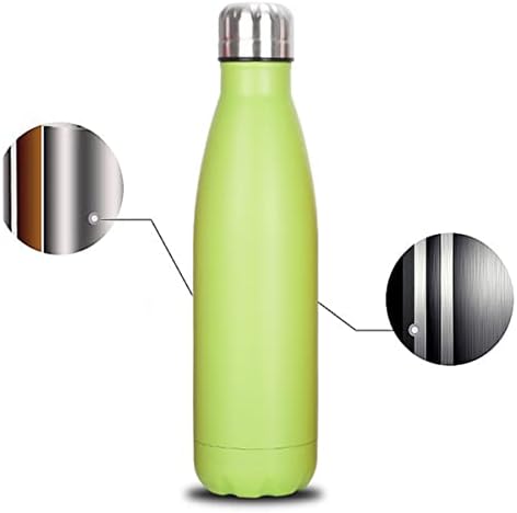 Бутилка за вода с изолация от неръждаема стомана PSPORT 17 грама, Вакуумни Спортна Бутилка за вода с Двойни Стени, не съдържа BPA, поддържа