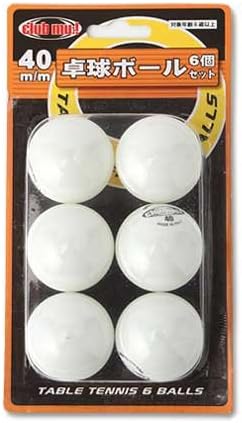 Комплект топки за тенис на маса 10018.0, Опаковка от 6 броя, Бял