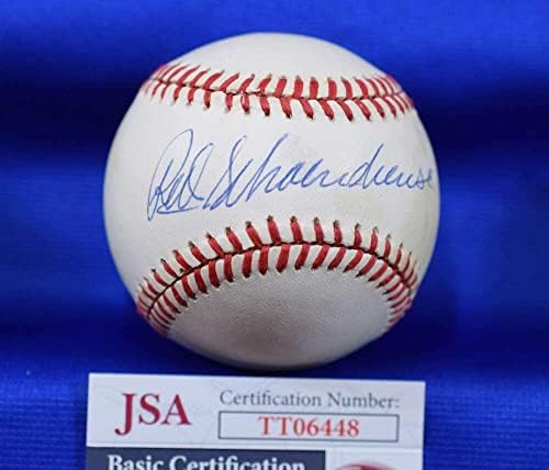 Сертификат Red Schoendienst JSA с Автограф на Националната лийг бейзбол с автограф ONL - Бейзболни топки с автографи
