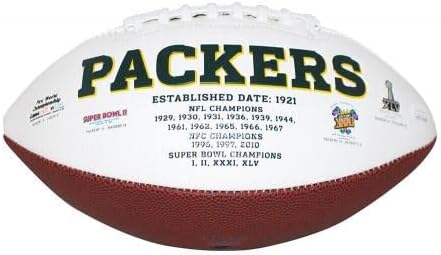Футболна топка с автограф Джейса Стернбергера с Логото на Green Bay Packers JSA 30886 - Футболни топки С автографи