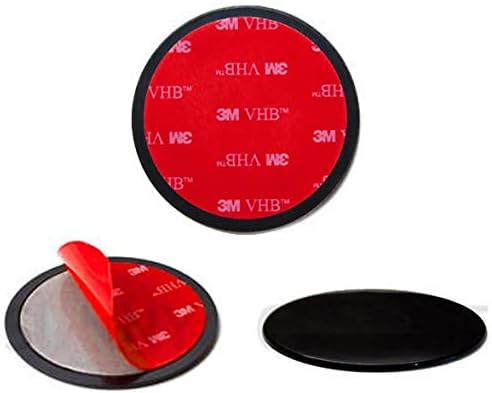 Универсалният диск за табло Navitech 80 мм (двойна опаковка) с кръгла лепило, съвместим с вендузи за предното стъкло, Съвместим с Tomtom