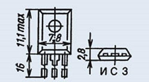 U. S. R. & R Tools KP956A вход за транзистор силиций СССР 6 бр.