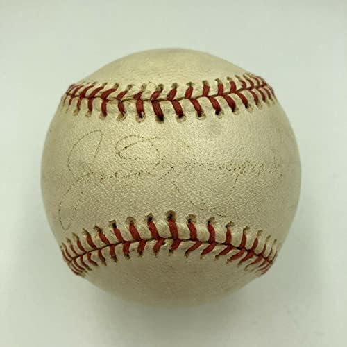 Бейзболен сингъл Joe Dimaggio 1940's Playing Days с автограф от JSA COA - Бейзболни топки с автографи