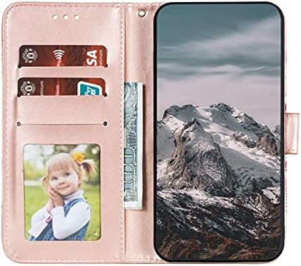 OOPKINS е Съвместим с Samsung Galaxy S23 Ultra Case, Galaxy S23 Ultra Чанта-портфейл с отпечатан под формата на Мандала е от Изкуствена