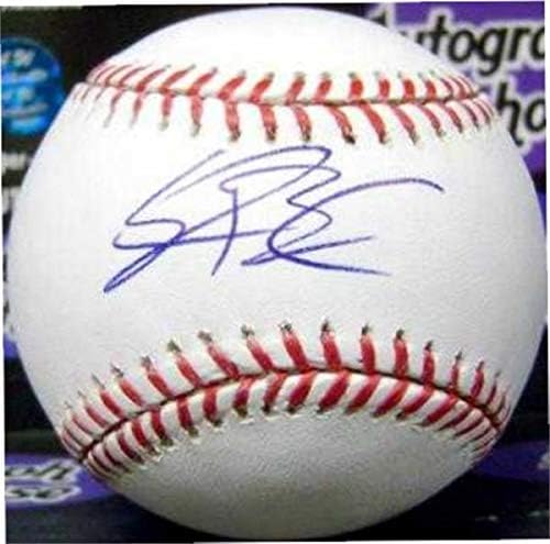 Бейзбол с автограф Kayla Бланкса (OMLB SF Джайънтс SD Padres Rangers Yavapai College) - Бейзболни топки с автографи