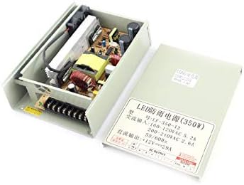 X-DREE от ac 100-120 до постоянен ток 12 В 29А 350 W Импулсно захранване за led осветление (AC 100-120 В постоянен ток 12 В 29А 350 W)