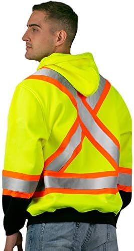 Защитен Пуловер JORESTECH с висока видимост– два цвята Отразяваща кръст Отзад - ANSI/ISEA/CSA Z96