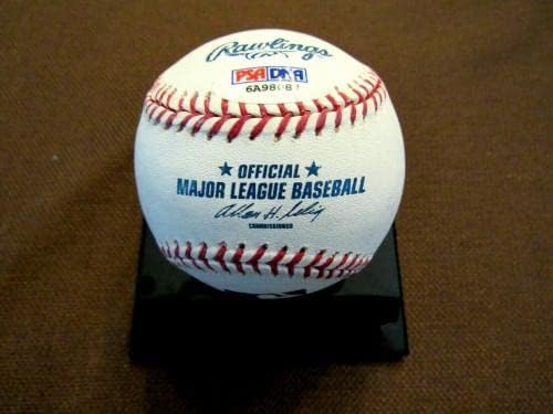 Кэтчер Доджърс Копито от Ню Йорк Метрополитен Майк Пиаца подписа Auto Oml Baseball Psa / Бейзболни топки с ДНК-автограф