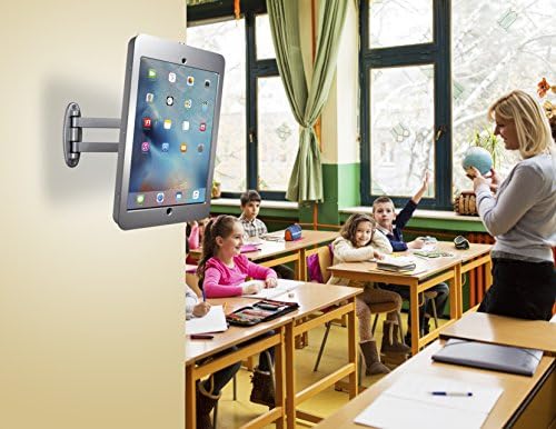 CTA Digital: Шарнирный Защитен корпус за стенен монтаж за iPad Pro 12.9, Сребрист