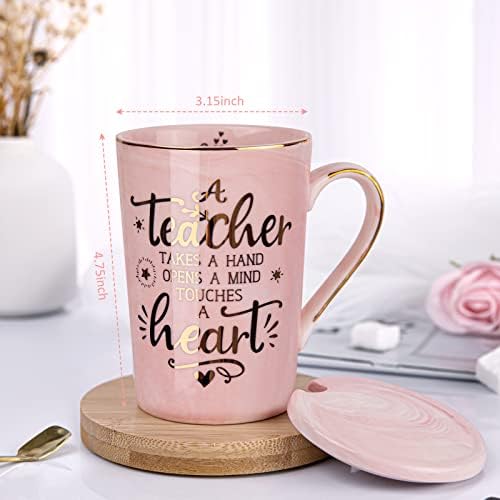 Уникални подаръци в знак на благодарност на учителите за жени - най-Добрите коледни подаръци за учителите, Керамични Кафеена чаша е от Розов мрамор, с тегло 14 грама ?