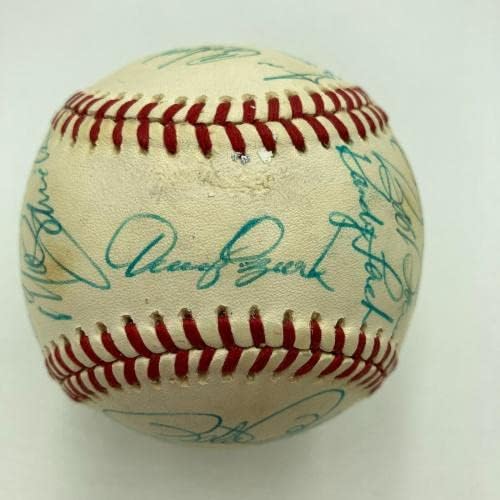 1979 Отбор Филаделфия Филис Подписа бейзболен договор с Майк Шмидтом и Пит Роузом JSA COA - Бейзболни топки с автографи