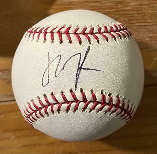 Джош Уиллингем Подписа Автограф Официален представител на Omlb Baseball Very Rare Близнаци Coa - Бейзболни топки с Автографи