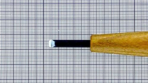 Mikisyo Power Grip Японското Длето за ЧВК и резбарска 4,5 мм Плоска U-Образна Ваканция за Дърворезба, с Дървена дръжка, за Дървообработване
