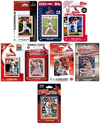 C&I Сбирка комплекти MLB St. Louis Кардиналите Мъжки CARDINALS818TSMLB St. Louis Кардиналите 8 Различни Лицензионни групи от Командирите