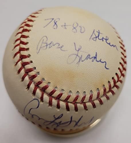 С автограф на Рон Лефлора , Официален представител на Американската лига бейзбол