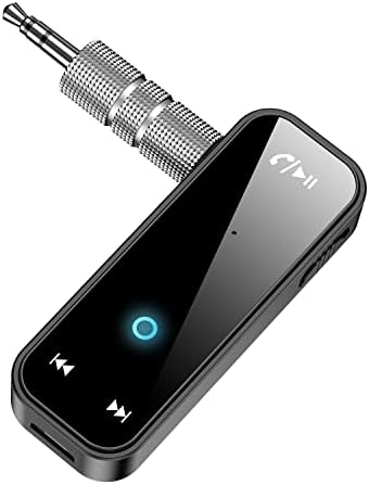 YIBECAR Bluetooth 5,0 Приемник за автомобил, Адаптер Bluetooth 5,0 3,5 мм Жак Aux Dongle за Домашно стерео/радиото на автомобила
