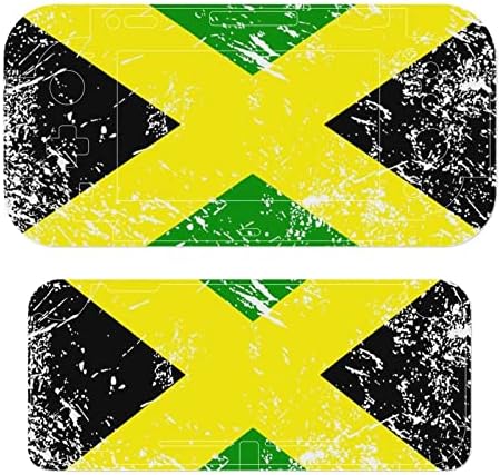 Стикер върху Кожата с Ключа на Знамето на Ямайка в Ретро стил, С Красив Дизайн Стикер на Защитен Филм с Пълна Обвивка, която е Съвместима
