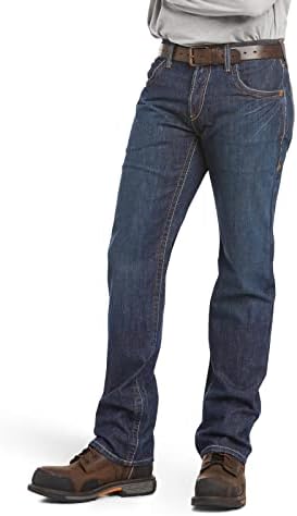 Дънки Ariat FR M5 Slim Stackable с директни штанинами - Мъжки дънки с ниска тапицерия, приталенного cut