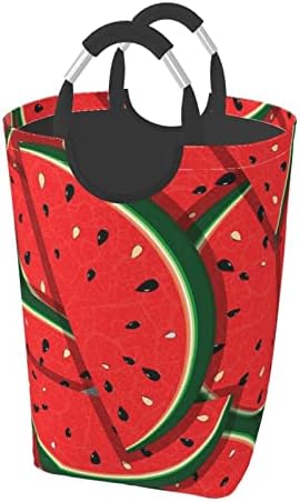 Пакет за мръсни дрехи Red Watermelon, Сгъваема, С дръжка, Подходящ За домашно съхранение в гардероба, в банята