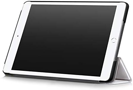 Калъф Anvas, съвместим с Apple iPad 10.2 2019 (7-то поколение), Тънък калъф-книжка с функция за автоматично изключване за 10,2-инчов таблет iPad, Сладък Дъгата на ivanka dimitrova