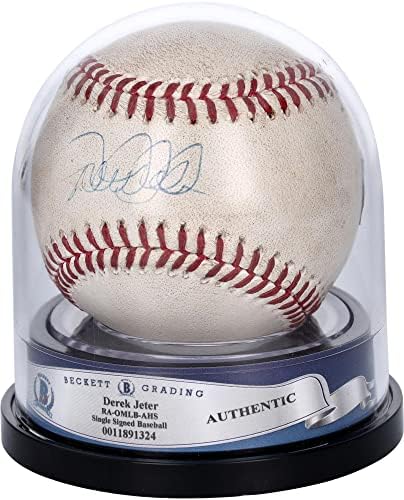 Дерек Джитър, Ню Йорк Янкис, Бейзболни Топки С Автографи на Капсули - Бейзбол Бейзболни Топки С автографи