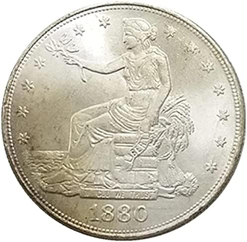 Старинни Занаяти Американска Монета 1880 Чуждестранна Възпоменателна Монета Сребърен Долар
