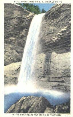 Пощенска картичка с Камберлендскими планини, Тенеси