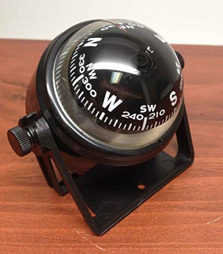 Спортен компас за морски лодки 2.25 D Compass с Черен монтиране на стена, Видима ЛИНИЯ LUBER