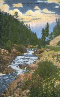 Пощенска картичка Река Поп, Айдахо