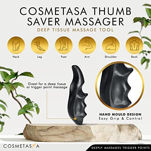 Подаръчен комплект за спа-процедури Cosmetasa Luxury - Релаксиращ, Питающее и Снимающее Болка Масло за масаж на мускулите с Горещи Камъни,