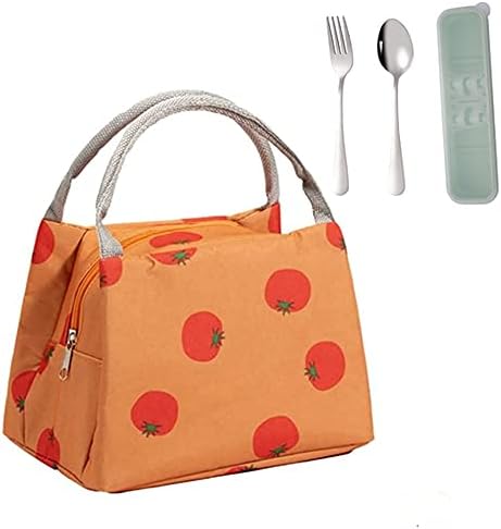 Случайна чанта за обяд Markar за жени и мъже, за многократна употреба Обяд-бокс за приготвяне на храна по време на работа, Преносим Чанта-Тоут