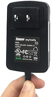 Захранващ Адаптер MyVolts 9 В, Съвместим с DVD плейър Philips PET941D /която замества го - US Plug