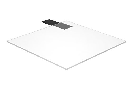 Falken Design CL-P95-3-8/1010 Акрилен Прозрачен Матиран лист от една страна, 10 x 10, с дебелина 3/8