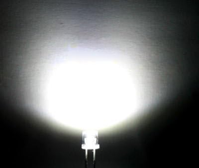 1000шт x 5 mm Плоска Горна Бяла светкавица от светодиоди (автоматична бяла светкавица)