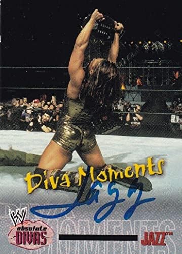 Джаз Подписа 2002 Fleer WWE Absolute Divas Moments Карта за Начинаещи 66 RC С Автограф - Баскетболни карта Начинаещ