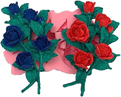 3D Цветя Силиконови Форми за празни приказки Розов Торта Шоколадови Форми на Сухи Цветя, Бижута Декоративна Форма на Епоксидна Смола,