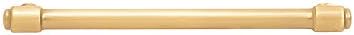 Профили Hickory H077854BGB-10B Piper Collection Pull 6-5/16 инча (160 мм) с матово покритие от златен месинг от център до център (10