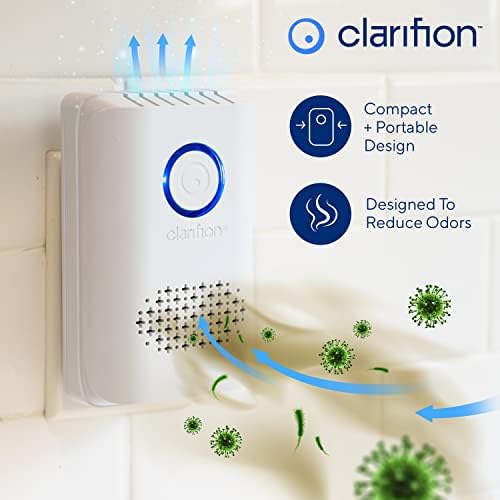 Clarifion - Портативен пречиствател на въздуха DSTx (HEPA) и ODRx (UV-C светлина) за домашна употреба