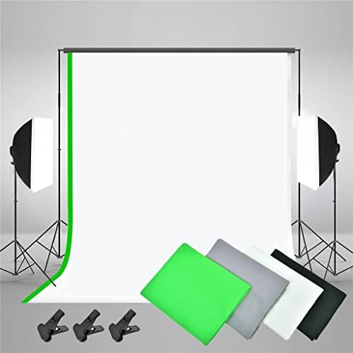 XWWDP Система за Подпомагане на фона на 2 *3 м Софтбокс за фото студио Чадър Комплект Непрекъснато Осветление Текстилен Фон за Филма