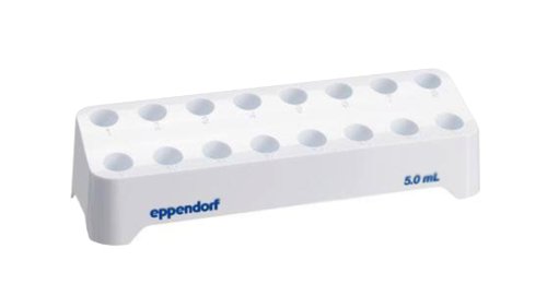 Eppendorf 0030119495 Бяла поставка за конусни тюбиков обем 5,0 ml или 15 ml, с капацитет 16 тюбиков (опаковка по 2 броя)